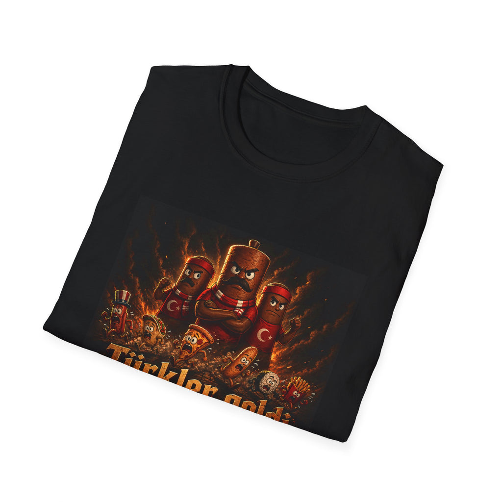 Türkler Geldi - Türkischer Fußballfan T-Shirt