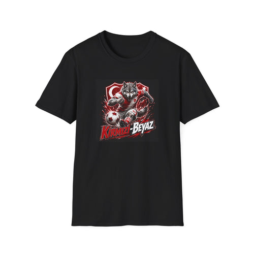 "Kırmızı Beyaz" — Türkische Fußballfans T-Shirt