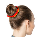 Scrunchie in den Farben der deutschen Flagge – Deutschland Fan-Haargummi