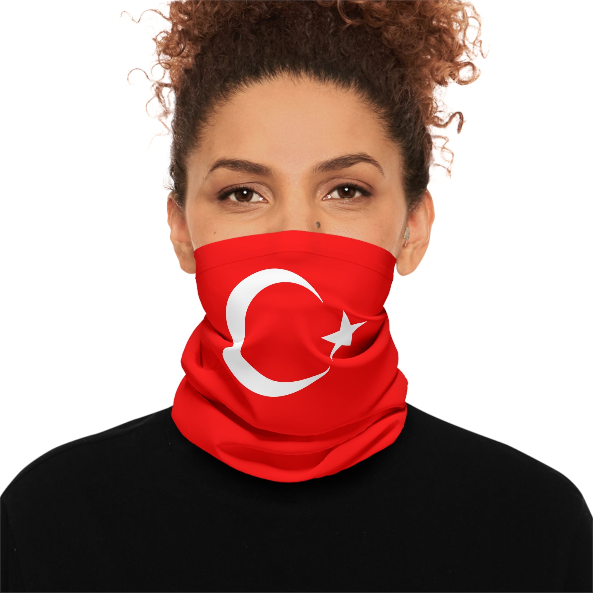 Türkische Nationalflagge Halstuch– Fußballfans Midweight Neck Gaiter