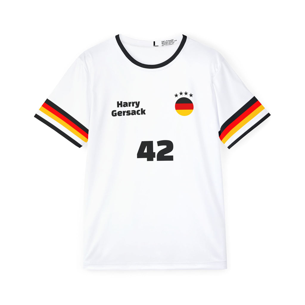 "Harry Gersack" Herren Fußballtrikot – Lustiges Deutschland Jersey