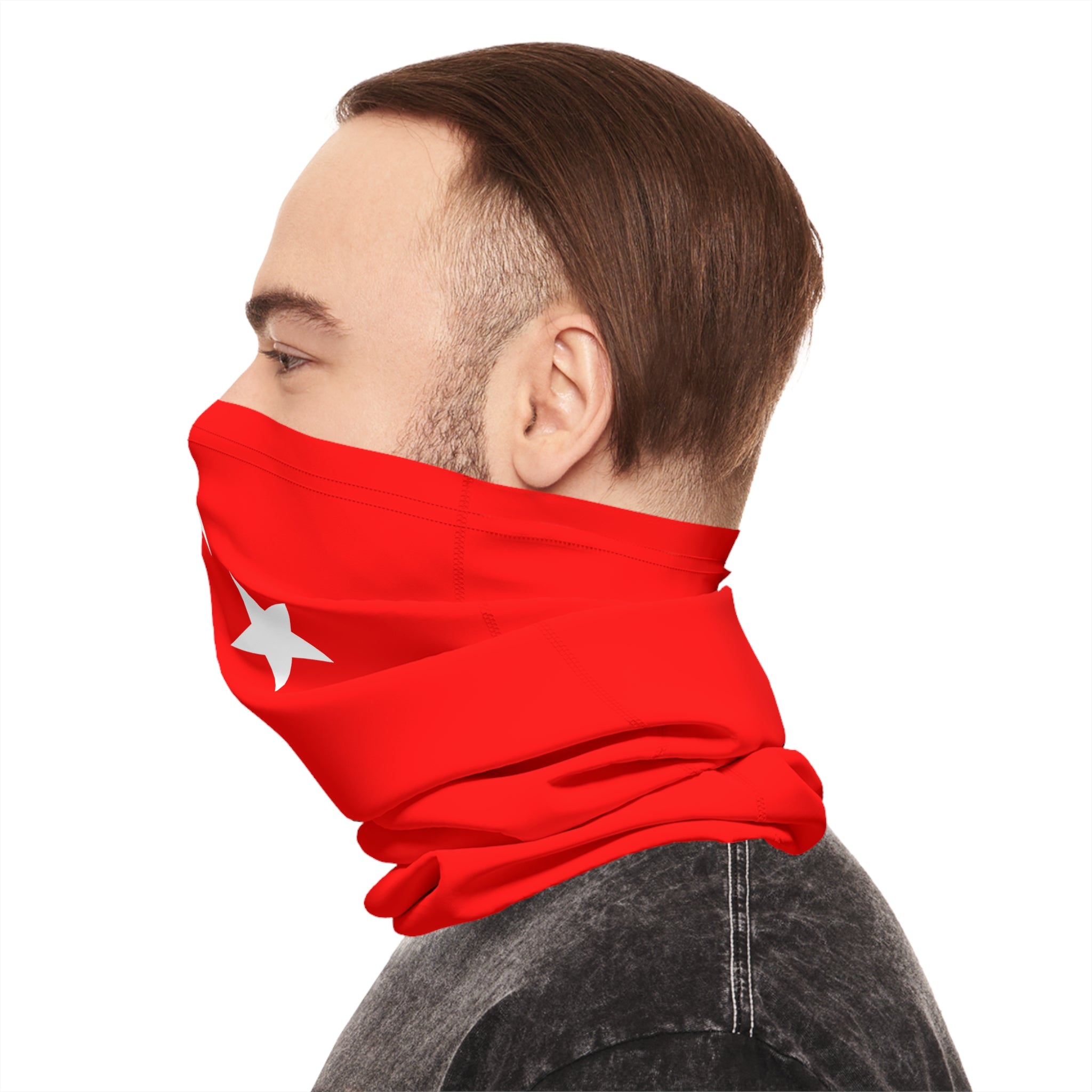 Türkische Nationalflagge Halstuch– Fußballfans Midweight Neck Gaiter