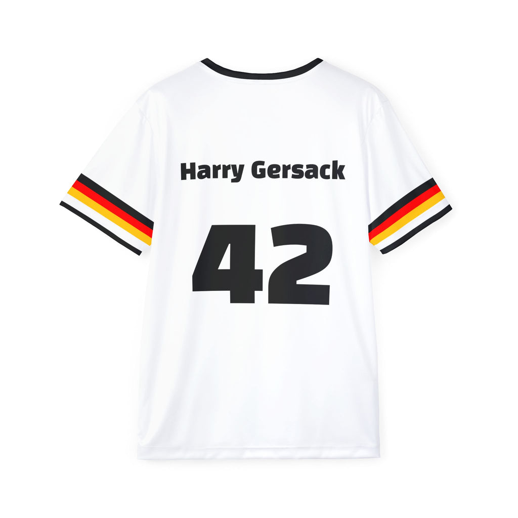 "Harry Gersack" Herren Fußballtrikot – Lustiges Deutschland Jersey