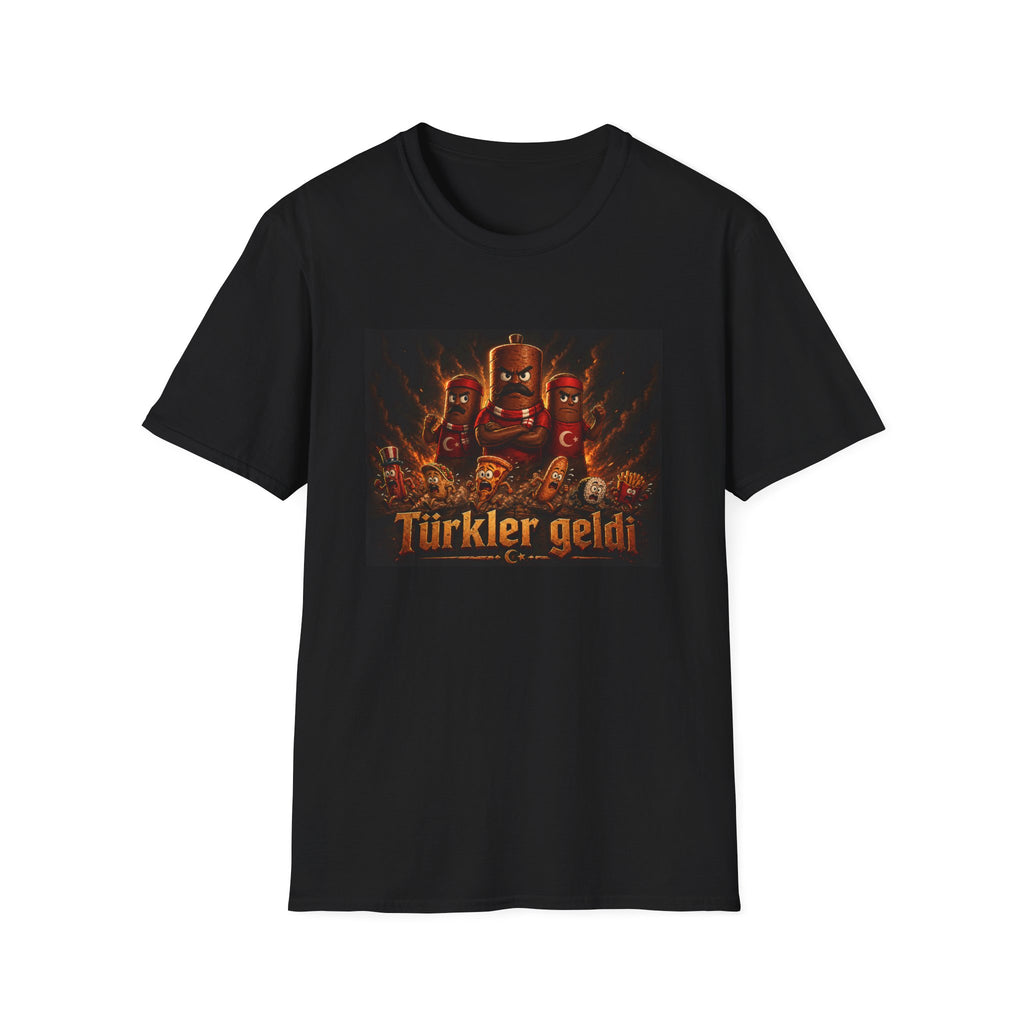 Türkler Geldi - Türkischer Fußballfan T-Shirt